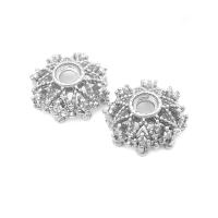 Cuentas de Flor de Latón Dorado 18K Joyería de Alta Calidad para Collar Pulseras - details 5