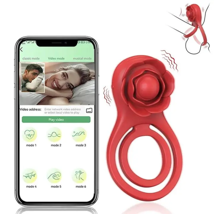 Leten-Anillo vibratorio con Control por aplicación para hombres, estimulador de clítoris y vagina, productos para adultos, juguete sexual para parejas - 1