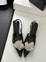 Nuevas Sandalias de Flores con Diamantes de Imitación Estilo de Hada, Viento, Tacón Grueso, Bolsa, Cabeza, Zapatos Individuales Vacíos - details 38