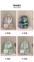 Mochila coreana de gran capacidad para estudiantes de secundaria y universidad, nueva mochila láser versátil de estilo japonés - details 3