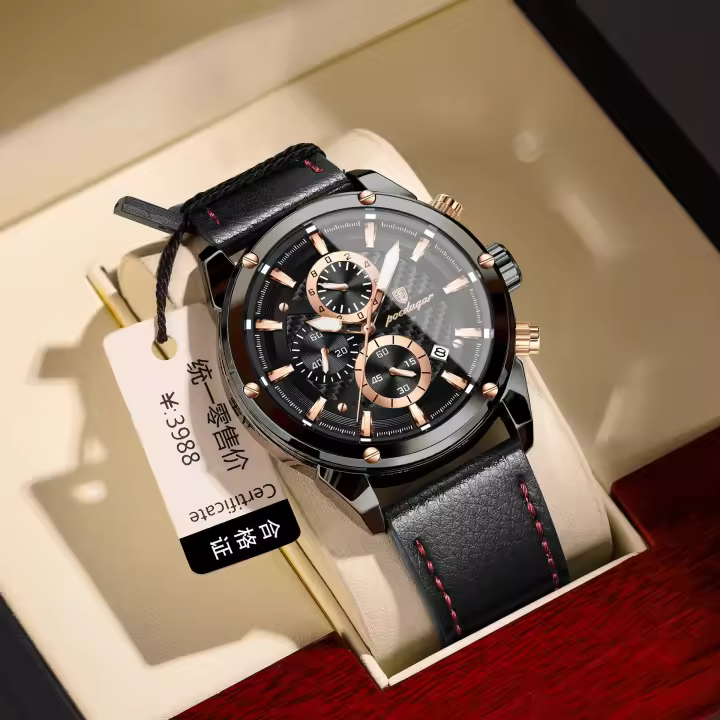Reloj de marca suiza nuevo reloj para hombre reloj de cuarzo luminoso multifunción - 1