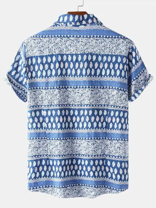 Camisas delgadas hawaianas para hombre, Verano - 1