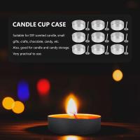 100 Juegos de Portavelas de Aluminio, Estuches Vacíos para Velas, Recipientes para Cera de Vela con Mechas para Manualidades y Velas DIY - details 4