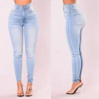 Pantalones vaqueros sexis para mujer, pantalones pitillo de mezclilla, pantalones vaqueros elásticos de cintura alta para mujer, mallas Push Up, pantalones vaqueros ajustados con botones y bolsillos, pantalones vaqueros para mujer - details 3