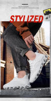 Zapatillas de deporte de moda para hombre, zapatos deportivos informales de moda con parte superior baja y parte inferior suave, zapatos para correr transpirables de malla - details 2