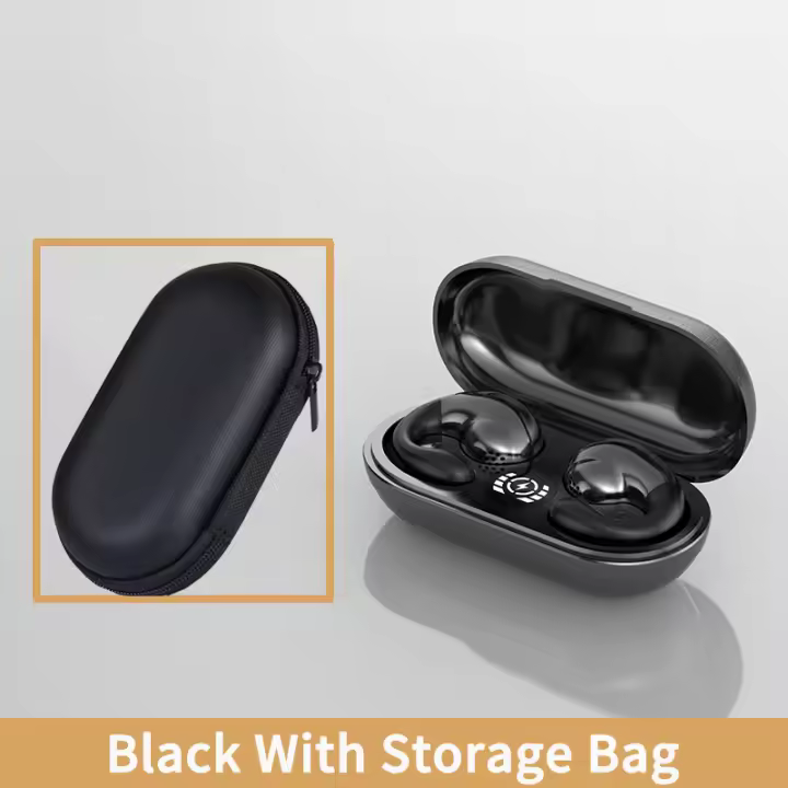 Auriculares inalamthicos con Bluetooth 5,3, Auriculares Estéreo TWS con Clip PARA LA Oreja, Control tacthil, auriculares HIFI - 1