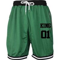 Pantalones cortos de baloncesto sueltos para hombre de malla de secado rápido transpirables americanos y de verano - details 9