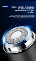 Afeitadora Eléctrica Portátil de Mini Acero Recargable, Adecuada para Adultos, Con Cuchilla de Malla Curvada, Lavable - details 8