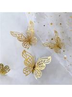 Pegatinas decorativas de mariposas en 3D, accesorios para el hogar, decoración de ramos de globos de boda, 12 piezas - details 25