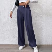 Pantalones de pierna ancha de cintura alta para mujer Ropa casual de primavera otoño - details 10