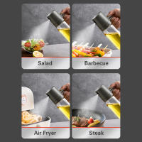Botella de Spray de Aceite de Vidrio Borosilicato Alto 250ml para Cocina Dispensador de Aceite de Oliva Mister para Fryer de Aire Ensalada Horneado Material ABS Plástico Características Especiales a Prueba de Fugas Hecho en China - details 12