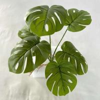 Boda falsa glicina plantas simuladas impresas en 3D, espalda de tortuga de plástico, hojas de manzana verde de bambú, decoración del hogar - details 18