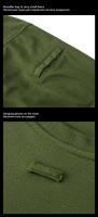 Camiseta Deportiva de Secado Rápido para Hombres Cuello redondo, Abeto, Transpirable para Acampar, Senderismo, Escalada Talla M-4XL - details 19