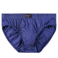 5 unids/lote nueva venta directa de fábrica sólida 100% algodón ropa interior para hombres pantalón para hombres ropa interior Sexy - details 1