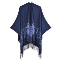Otoño e invierno, chal de color sólido, simple, gruesa, borla, imitación de Cachemira, bufanda de doble propósito, capa, manta para habitación con aire acondicionado - details 10