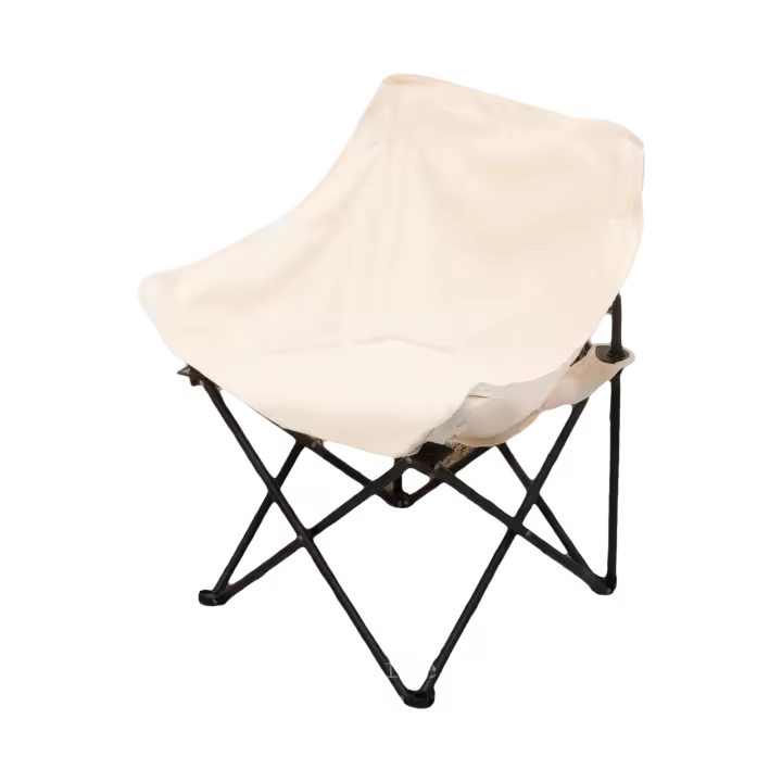 Silla de camping portátil plegable con forma de media luna para exteriores, equipo de picnic, banco de pesca, bocetos para estudiantes - 1