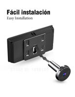 KAK 3.5 inches Digital Door Peephole Camera, 120 Degree Wide Angle, HD Screen, Easy Installation Home Security System - details 5