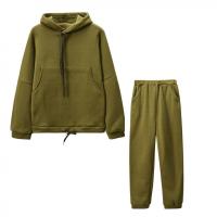 Suéter de color liso con bolsillo grande para mujer, ribete informal de dos piezas, nueva moda - details 12