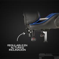 Negra, Silla Ergonómica de Oficina con Respaldo Regulable de 90 °   a 120 ° , con Reposacabezas, reposabrazos - details 3
