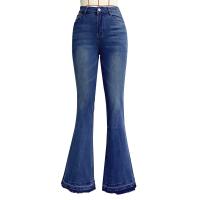 Jeans Acampanados de Cintura Alta para Mujer Pantalones de Diseñador de Lujo para Adolescentes - details 1