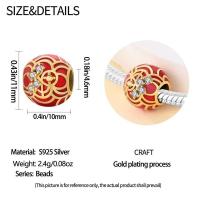 Abalorios de Danza de León y Gato de Sello de Plata Esterlina S925 100% Auténticos para Pulsera DIY de 3mm Joyería de Moda para Mujeres Regalo con Piedra de Zirconia - details 21