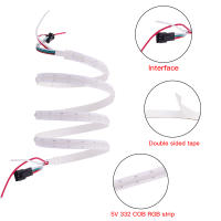 Tira de Luz LED Flexible WS2812B RGB Full Dream Color 332Pixels/m de XUNATA para Decoración de Habitación Luz Inteligente COB FOV DC 5V - details 6