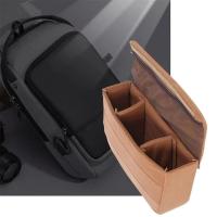 Bolsa Oxford para inserciones de cámara, impermeable, súper gruesa, organizador de fotografía, bolsa portátil negra para cámara impermeable - details 8