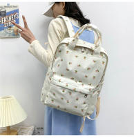 Mochila escolar fresca para mujer, literaria y artística, versátil, con flores informales, para niña y estudiante, novedad de 2024 - details 6