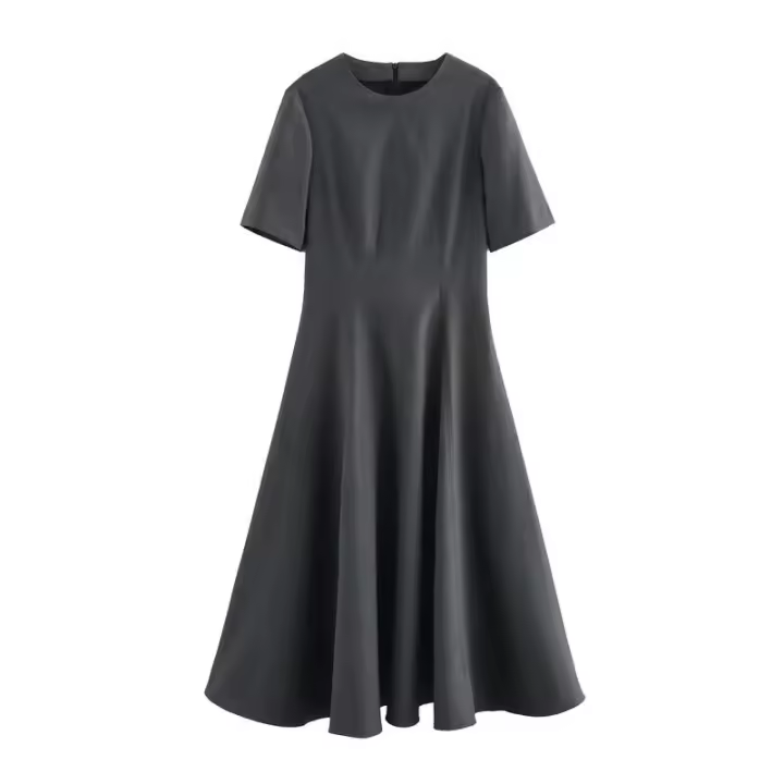 - SS adelgazante informal para mujer, temporada independiente, estilo francés, sensación de alta gama, informal, elegante, moldeador del cuerpo - 1