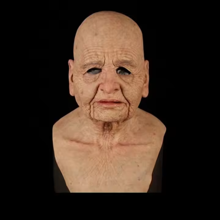 Cubierta facial para fiesta de Carnaval, suministros para fiestas, máscara para ojos, decoración para Festival y Halloween, máscara para anciano, máscara de mascarada, accesorios de Cosplay - 1
