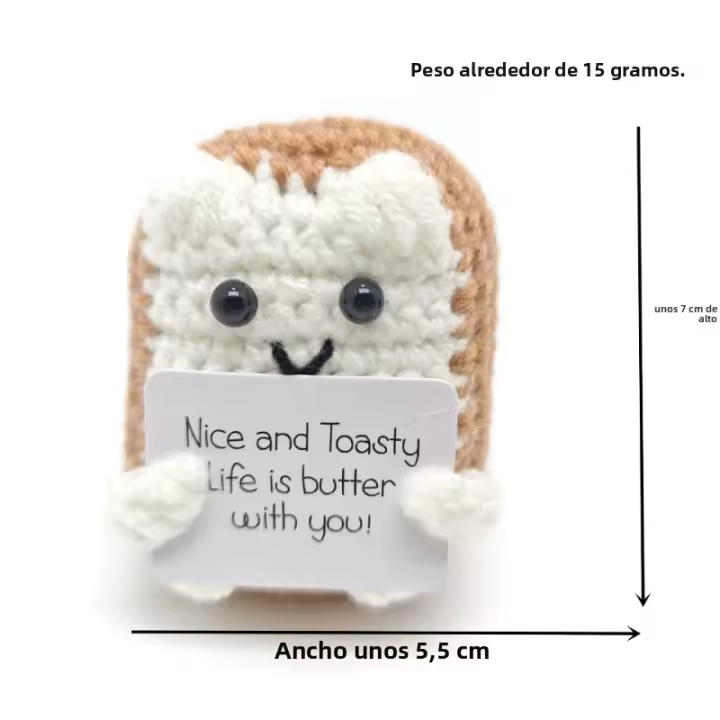 GIRASOL EMOCIONAL EN LANA PREMIUM |   Peluche Terapéutico 14cm con Tarjeta Motivacional - Decoración Hogar/ Oficina + Regalo Original para Familia y Amigos【Italia 2025 nueva venta caliente】 - 1