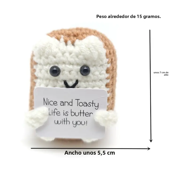 GIRASOL EMOCIONAL EN LANA PREMIUM |   Peluche Terapéutico 14cm con Tarjeta Motivacional - Decoración Hogar/ Oficina + Regalo Original para Familia y Amigos【Italia 2025 nueva venta caliente】 - 1