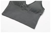 Sujetador deportivo con cuello colgante, ropa interior deportiva sin costuras, sujetador con espalda abierta, Top de Yoga para Fitness, soporte para mujer, Top corto de entrenamiento para gimnasio - details 22
