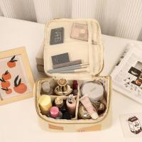 Bolsa de maquillaje de cabina bonita de gran capacidad, estuche de cosméticos de mano Kawaii con forma de casa, bolsa de almacenamiento de artículos de tocador cuadrada con cremallera para mujer - details 6