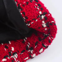 TRAFZA-Conjunto de 2 piezas para mujer, chaqueta con textura roja, solapa de bolsillo de botonadura única, abrigo y culotte con cremallera lateral de cintura alta - details 13