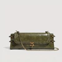 Bolso Cruzado de Verde Elegante Hardware Dorado Correa Ajustable Bolso Versátil para Mujeres - details 2