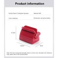 Exprimidor de pasta de dientes, dispensador giratorio multifuncional, Soporte para Baño eficiente, 1 unidad - details 1