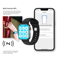 Reloj inteligente N76 Pro Max, dispositivo con asistente de voz, bloqueo de contraseña, NFC, Modo deportivo, recordatorio de mensajes y Sedentarismo - details 5
