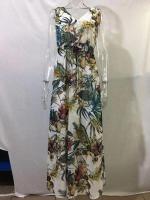 Vestido Playero de Fiesta para Mujer Espalda Descubierta, Lazo, Estampado Elegante, Sin Mangas, Moda Verano - details 9