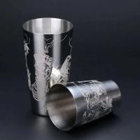 Lata Boston de acero inoxidable con cola grabada, coctelera Martini, mezclador de bebidas, kits profesionales de barman - details 2
