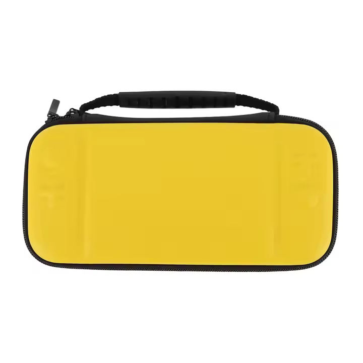 Funda de Consola de Juegos Switch Lite Delgada, Portátil, Amarilla con 10 Ranuras para Tarjetas de Juego Ideal para Viajes - 1
