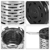 Calentador portátil para exteriores, cubierta de mini calentador, quemador de gas de acero inoxidable, accesorios para estufa de camping - details 3