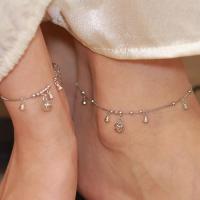 Pulsera de Palacio Estilo Chino de Plata Pura Diseño de Campana de Tobillo para Mujeres - details 0