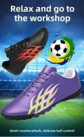 Zapatos de Fútbol de Cuero de Entrenamiento de Punto Corto Zapatillas de Fútbol para Jóvenes - details 22