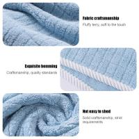 Toalla de Cuadros Gruesa Suave, Absorbente, Secado Rápido, Sin Pelusas - details 3