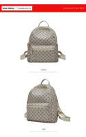 FOXER Mochila de viaje retro para mujer con firma de moda - details 24