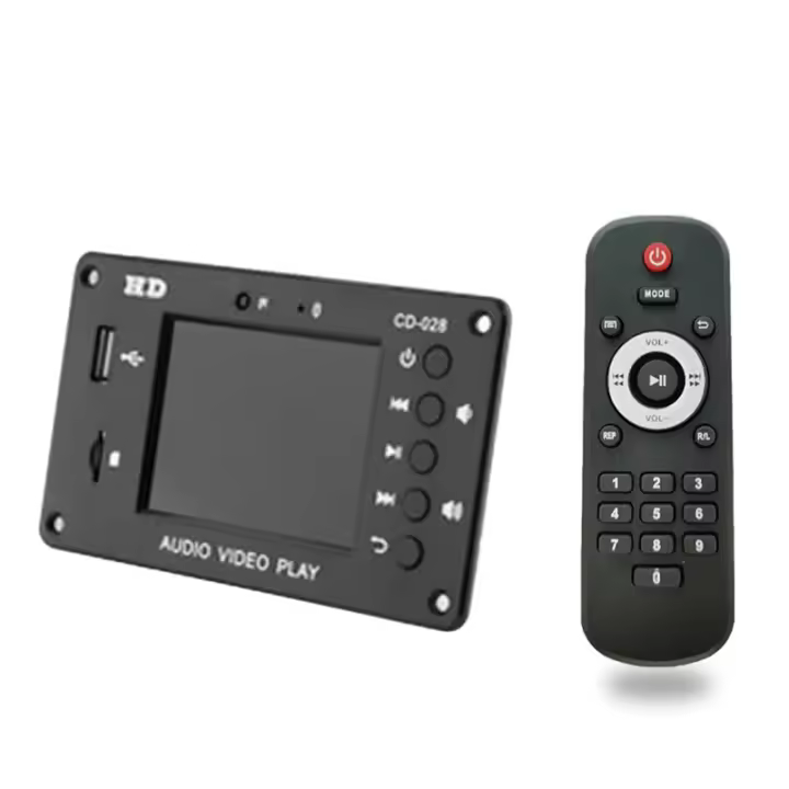 Reloj despertador portátil para coche, dispositivo con pantalla TFT de 5,0 pulgadas, Mp5, Bluetooth 2,8, formato completo, HD, sin pérdidas, módulo de Audio FM - 1
