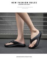 Chanclas zapatos de hombre de suela gruesa pisando mierda sintiendo pellizco en la playa zapatillas marea - details 9