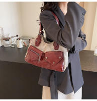 BINGMEI 2025 color a juego PU retro personalizado diario viajero pequeño bolso simple bolso de mujer bolso de hombro bolso de mensajero - details 10