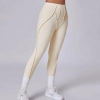 Mallas de Yoga sin costuras para mujer, pantalones deportivos para Fitness, cintura alta, color melocotón, pantalones de entrenamiento para correr, entrenamiento, gimnasio - details 5